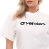 Off White Womens/Ladies Bounce Helvetica Crop T-Shirt