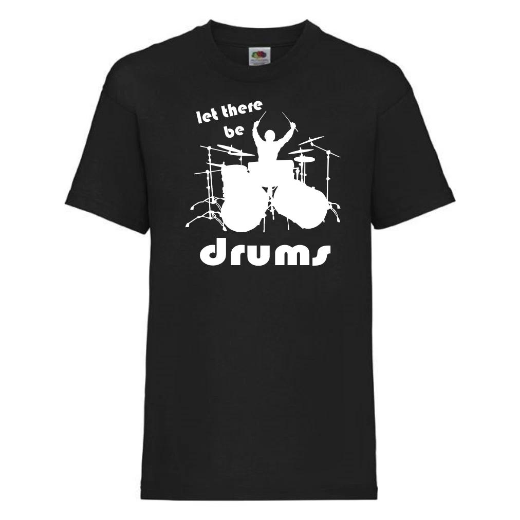 Let There Be Drums - Drummer, musician t-Shirt gift for man/him, Birthday Gift S