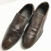 TOD'S Größe 9 (27,5 cm) Braun Hergestellt in Italien Slipper Vamp Business Schuhe Herren(GEBRAUCHT)