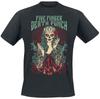 Five Finger Death Punch Sugar Skull Girl Print T Shirt 100 Cotton Casual Neutral Tee Heavy Metal Streetwear