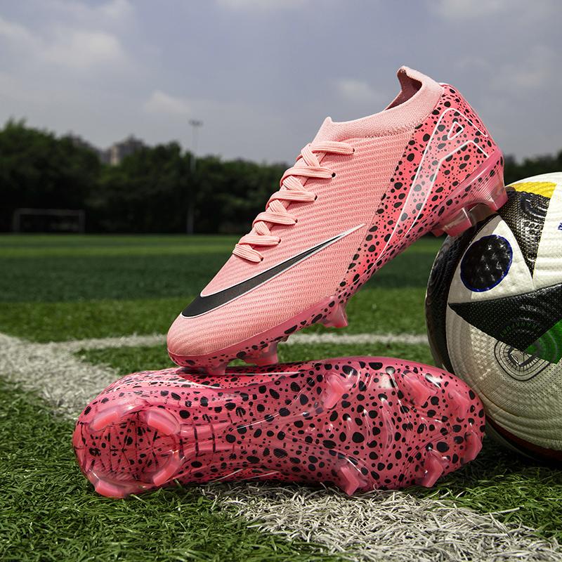 Men professional soccer shoes sport ultra-light non-slip unisex football boots cleats FG/TF Boy grass training shoes