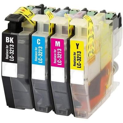 Cartucho de tinta compatible 4PK LC3213 para Brother DCP-J572DW / J772DW / J774DW, MFC-J491DW / J497DW / J890DW / J895DW