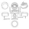 1 Set/6 Farben 30mm beleuchtete Drucktasten Schalter für Arcade Maschine Spiele Teile
