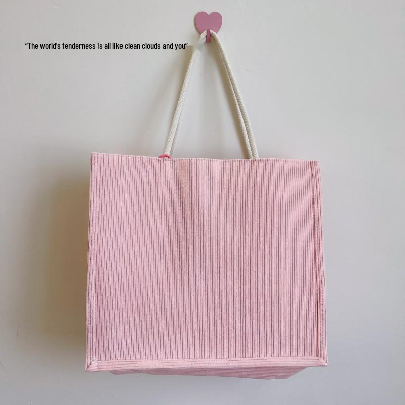 Women's 2024 Large Capacity Canvas Tote Bag, Versatile Single Shoulder Bag for Commute & Students