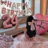 18th Birthday Heart Balloon Decorations - First Birthday Party Backdrop for Girls