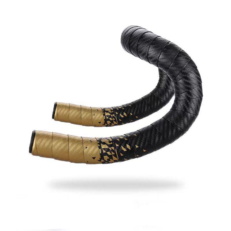 Carbon Fiber Pattern Road Bike Handlebar Tape - Bicycle Accessories for Folding, Road, and Fixed Gear Bikes