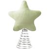 Christmas Tree Star with Soft Plush Texture and Metal Frame for Lasting Use in For Festive Tree and Table Decorations
