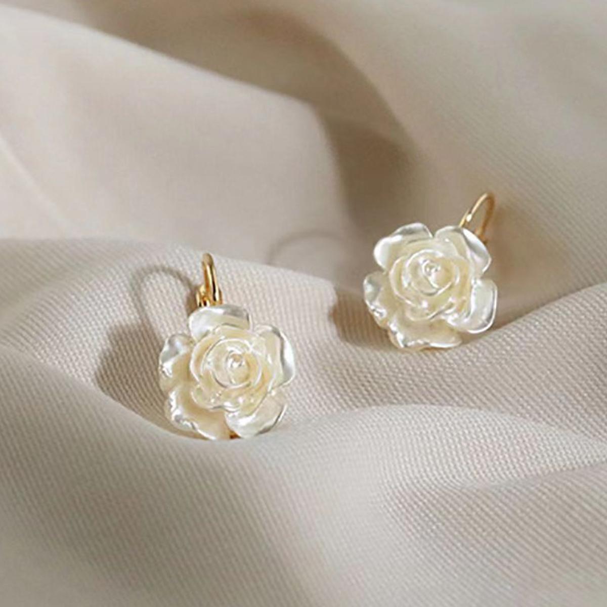 2PC Women s Fashion Flower Earrings Jewelry Accessories Suitable for Date, Party, Festival Gifts-18401