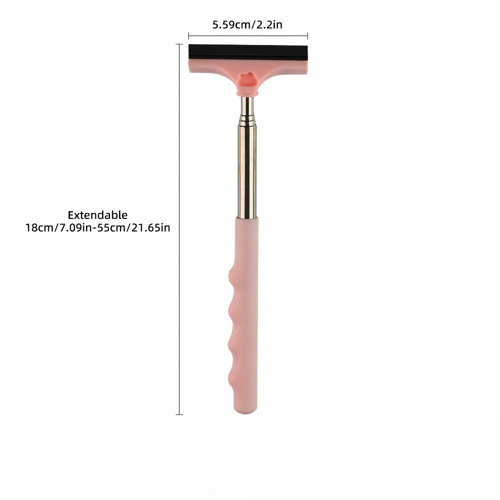 Car Rearview Mirror Wiper, Scalable Wiper with Layered Brush Heads for Faster Water Removal,Car Cleaning Tools