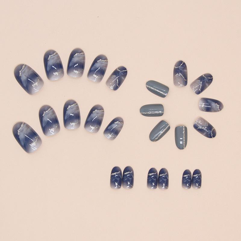 Sztuczne paznokcie Noś paznokcie Europejskie i amerykańskie odpinane podkładki pod paznokcie Podkładki pod paznokcie Rozmazywanie krótkich migdałowych łatek na paznokcie