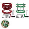 Aluminum Alloy Base 4 Jaw Clamp Compact Dimensions Easy Installation Four Mounting Screws Manual Lifting Mechanism