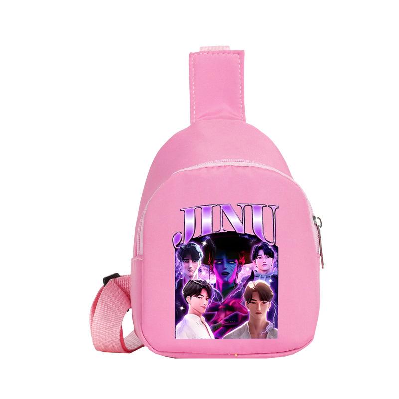 Casual Children'S Breast Bag Animation Cartoon Printing Fashion Boys And Girls Crossbody Bag Change Small Backpack