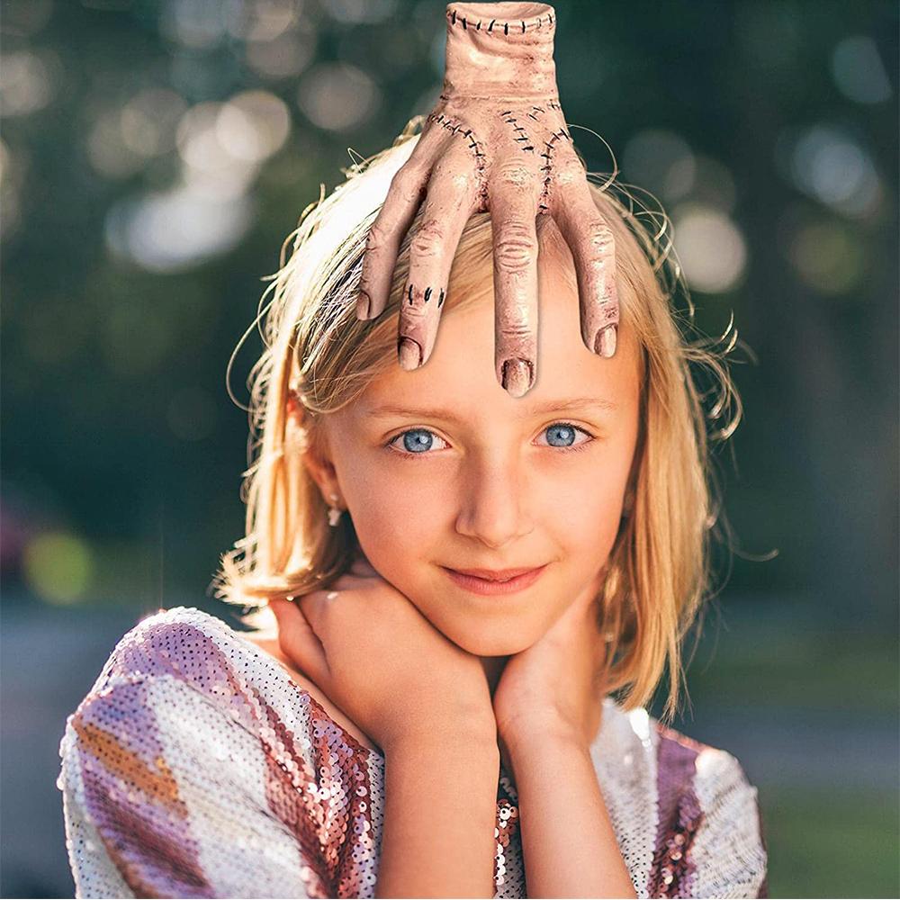 Wednesday Addams Hand Realistic Scar Hands Scary Props Party Decorations