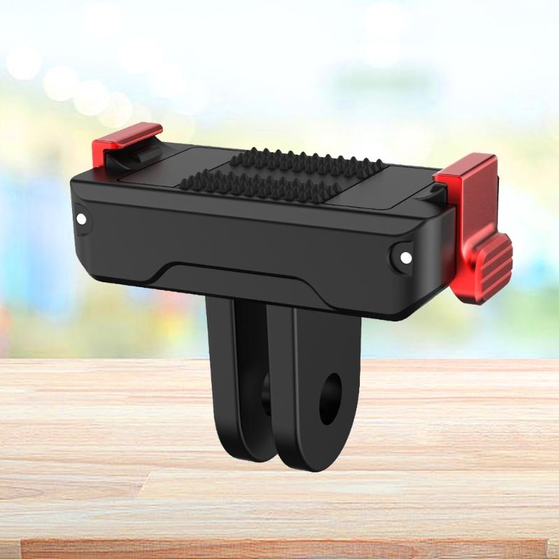 Quick Release Plastic Mount for Action Cameras Universal Compatibility ABS Material Adjustable Angle