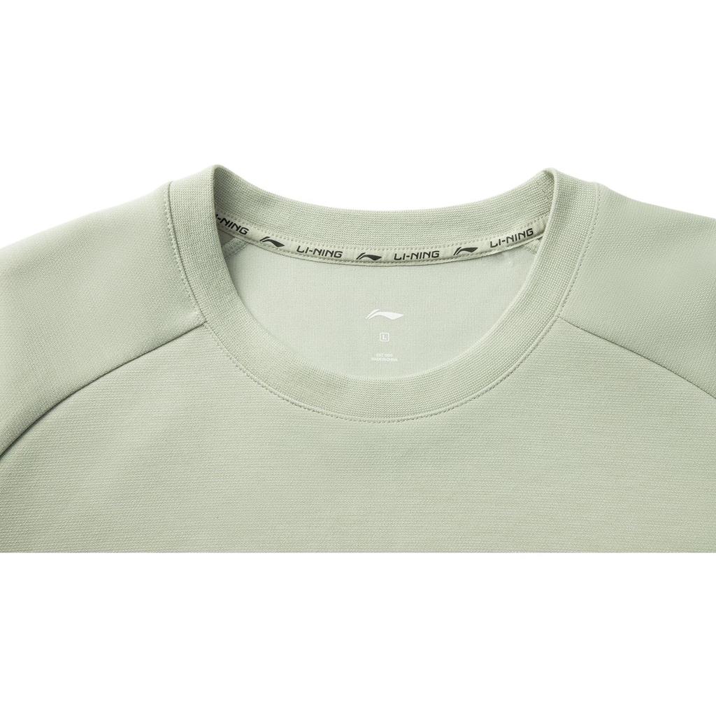 Li Ning Fitness Series Round Neck Logo Sports Sweatshirt Men Sweatshirt AWDV497-6