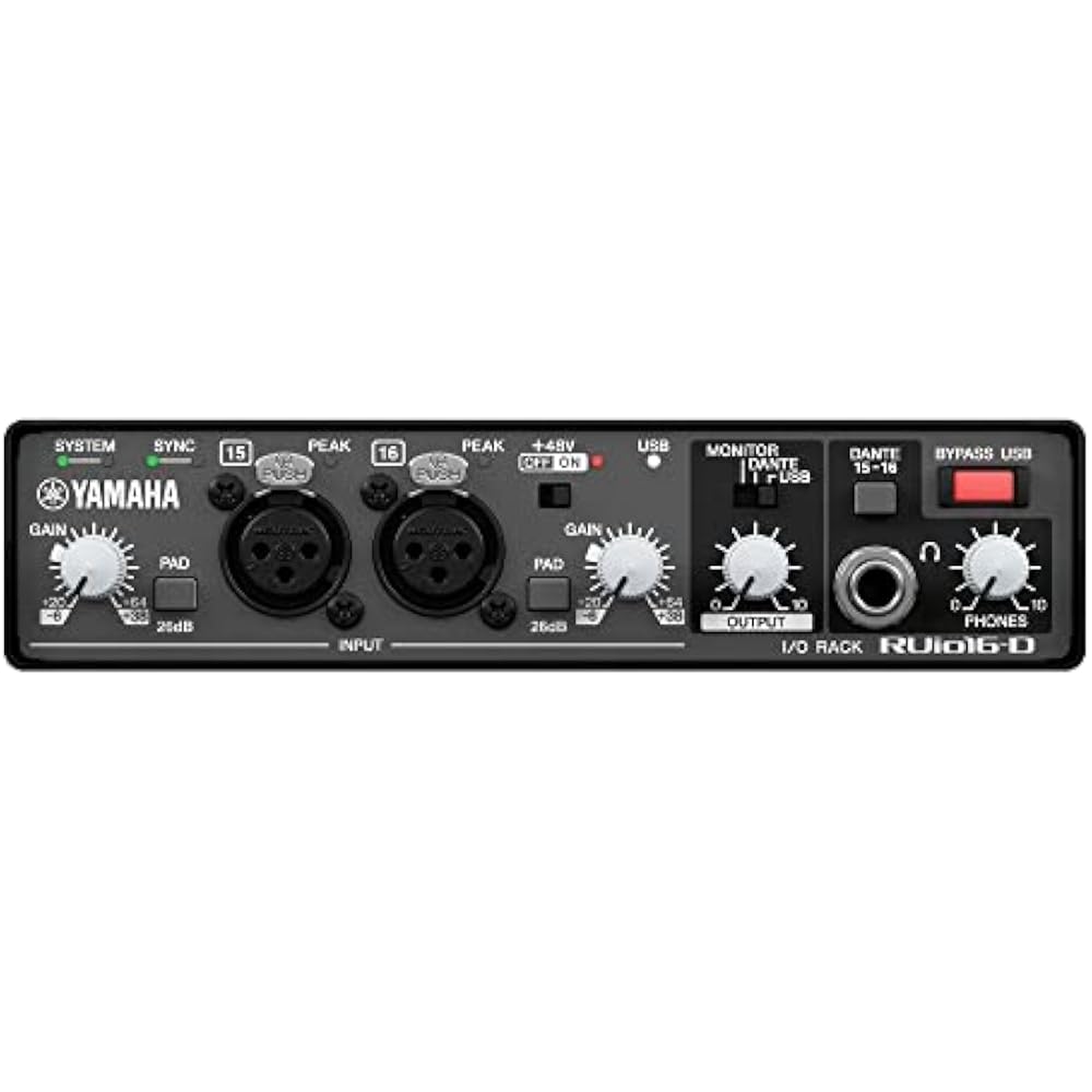 Yamaha YAMAHA I/O rack Dante compatible audio interface RUIO16-D