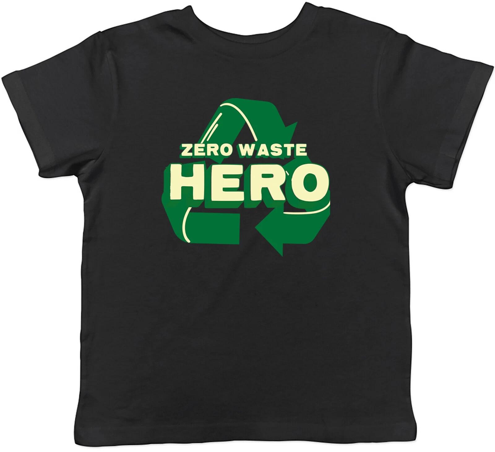 Zero Waste Hero Kids T-Shirt Eco Friendly Recycle Reuse Children Boys Girls Gift 140