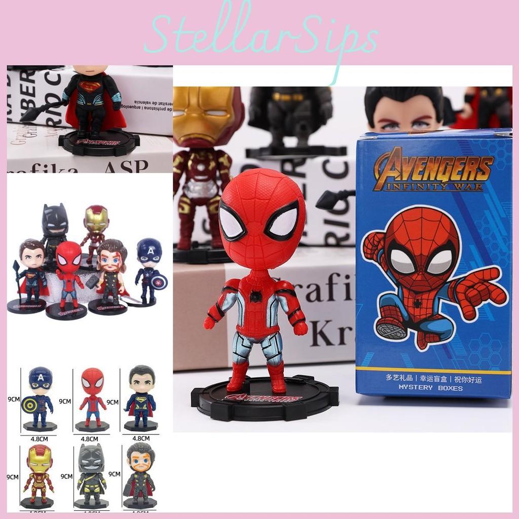 Colorful Superhero Cake Decoration Figures For Birthday Parties Celebrations And