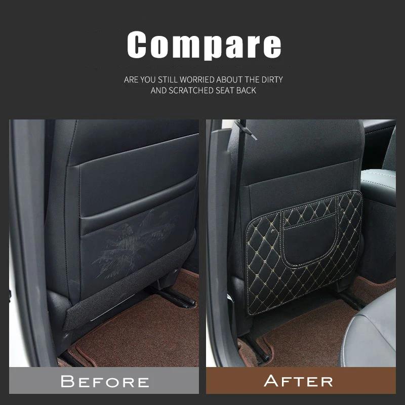 Tappetini Anticalcio in Pelle per Auto Copertura Protettiva Schienale Sedile Auto Per Lexus F SPORT ES RX NX LS UX LM LX GX LC RZ IS CT GS RC HS SC LBX