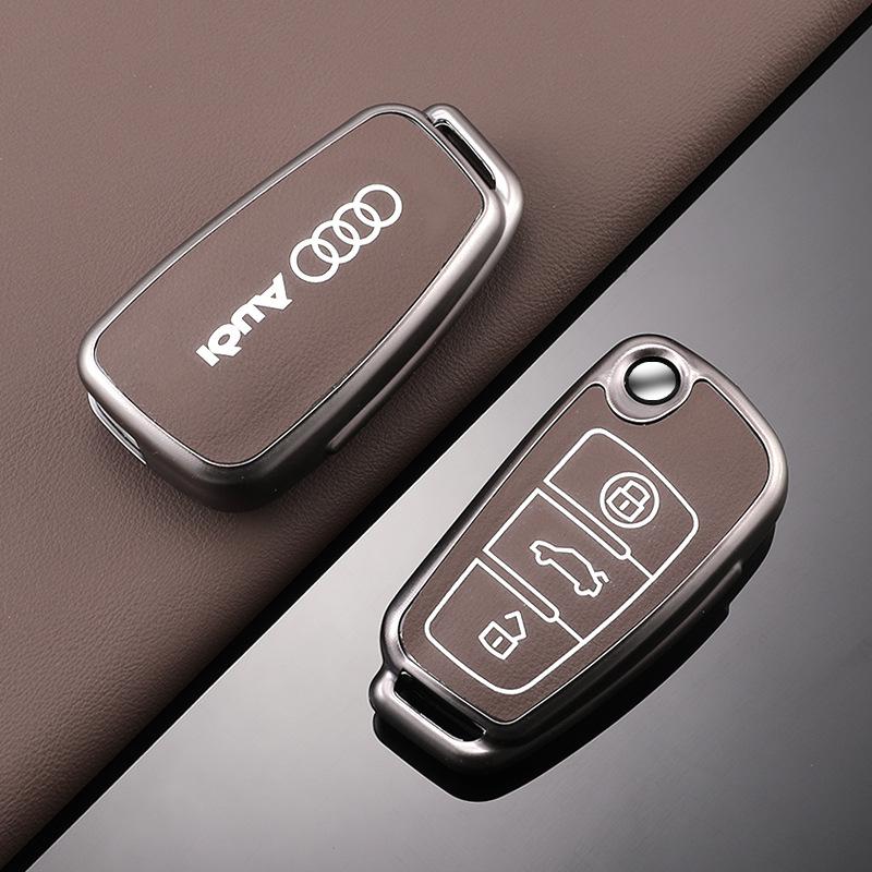 Soft TPU Car Remote Key Case Cover Keyless Protection Shell Fob For Audi A1 A3 A6 A6L Q2 Q3 Q7 TTS R8 S6 RS3