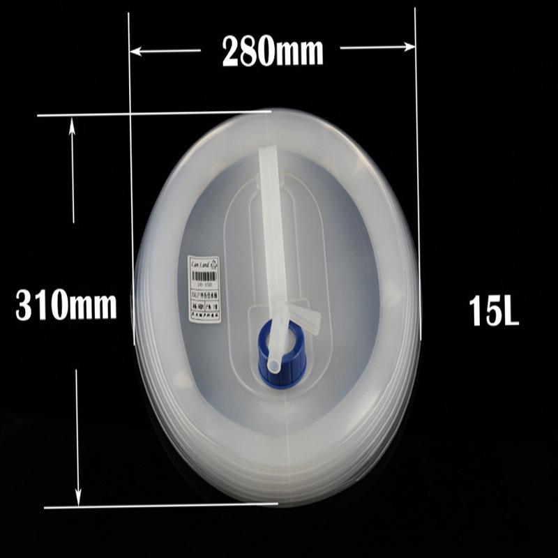 Universal Eco-Friendly Transparent Folding Car Bucket - Available In 3L, 5L, 8L, 10L, and 15L Sizes for Outdoor Use