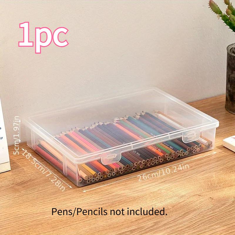 Large Capacity Pencil Case-Storage Box for Stationery Art Suppliesand Colored Pens Ideal for Christmas Gifts School and Home Use