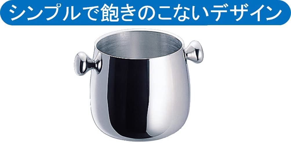 Miyazaki Seisakusho Miyaco Wine Cooler Stainless Steel Construction Made in Japan 3.5L Double-Walled KT-4