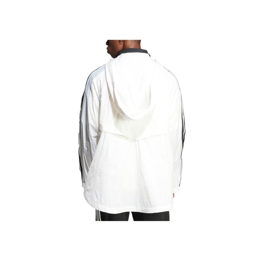 Adidas Originals Windbreaker Ss25 Logo Striped Long Sleeve Jacket Men Jacket Black KA3801