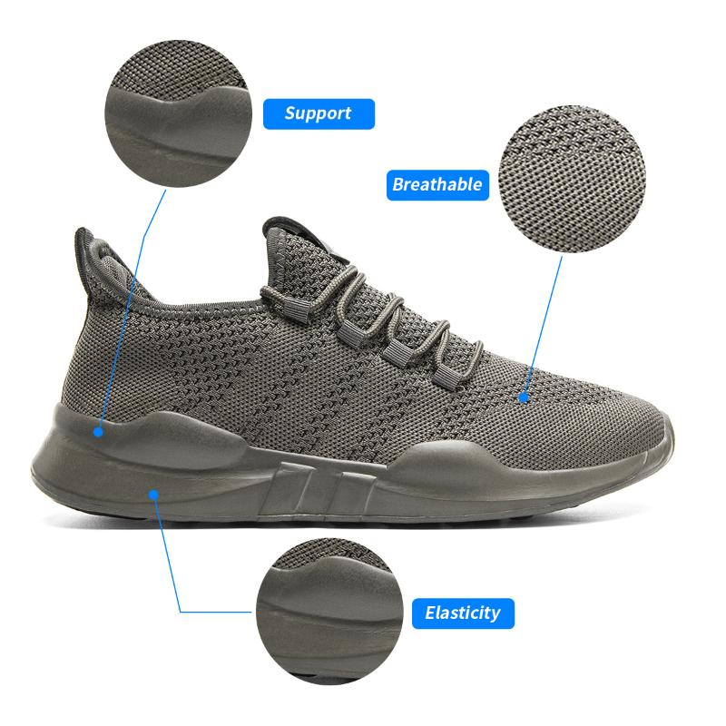Fujeak Повседневные ультралегкие мужские кроссовки с дышащей сеткой для бега для мужчин — фото 4