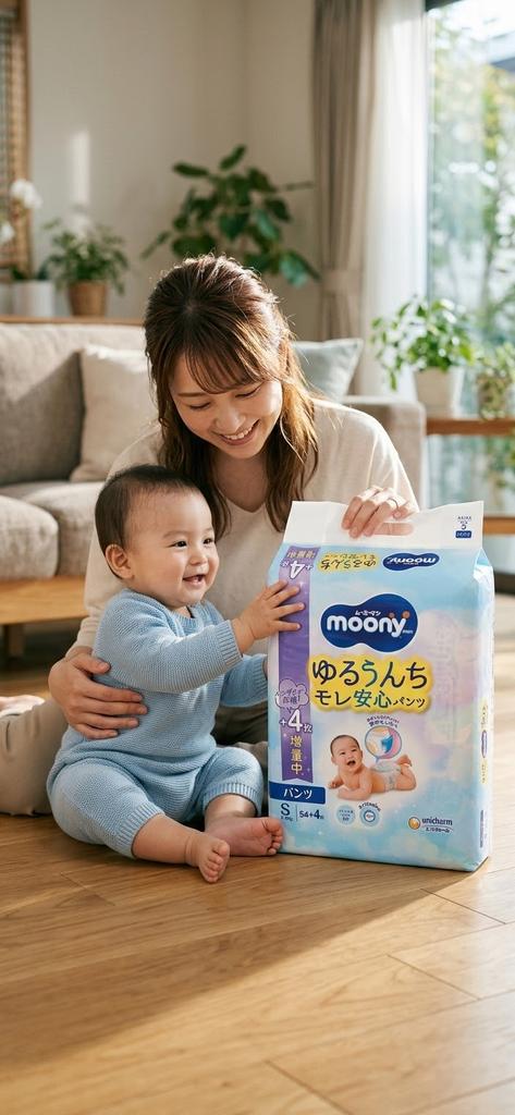 Moony Windel-Hosen PS 4-8kg 58Stk