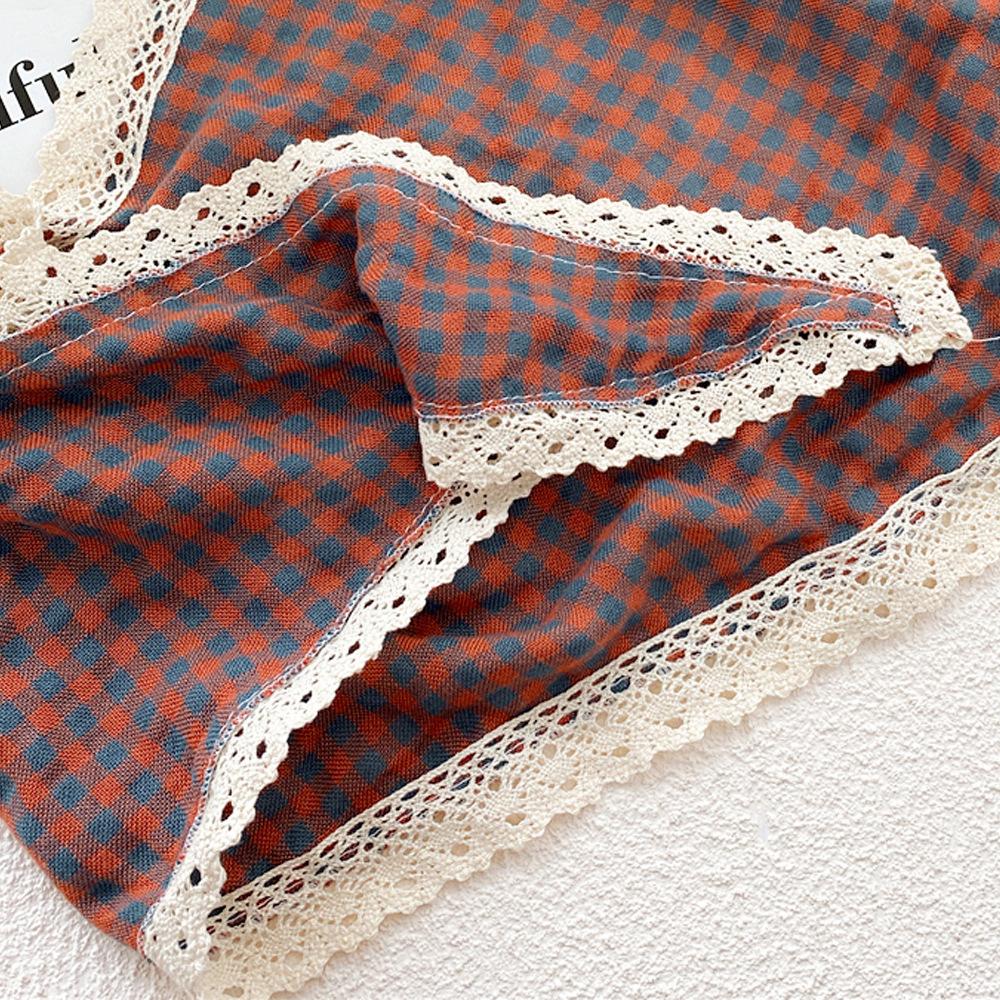Cotton Linen Lace Triangular Scarf For Women In Spring Autumn And Summer Small Floral Small Scarf Headband Decoration Thin Style Wrapped Silk Scarf