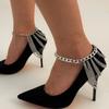 Sexy Elegant Multilayer Long Tassel Chain Anklets for Women Exquisite Gold Color High Heel Shoes Feet Chains Wed Party Jewelry