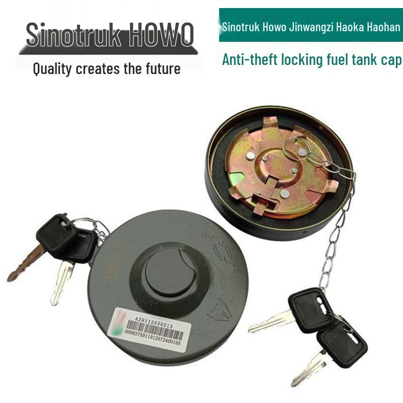 Anti-theft Fuel Tank Cap with Lock for China National Heavy Duty Truck Howo Standard Fuel Tank Cap