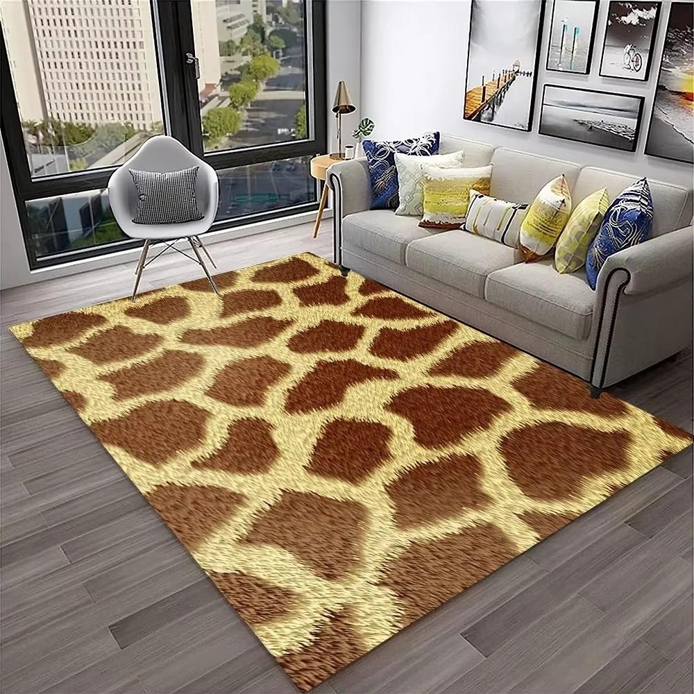 Leopard Print Carpet Rugs Living Room Floor Mats Bedroom Decor Carpets for Bed Room Carpets for Living Room Decoration Maison