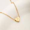 1 PZ Cavigliera a Catena Link in Acciaio Inossidabile Colore Oro Gioielli da Donna Cavigliera con Lettera Iniziale A-Z Cuore per Accessori da Donna