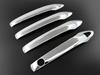 BRIGHTZ Stainless Steel Plated Door Handle Half for Toyota Corolla Touring ZWE219W Ultra-Mirror Covers, 4-Piece Type, (2010, 2012, 2017, 2010, 2011,