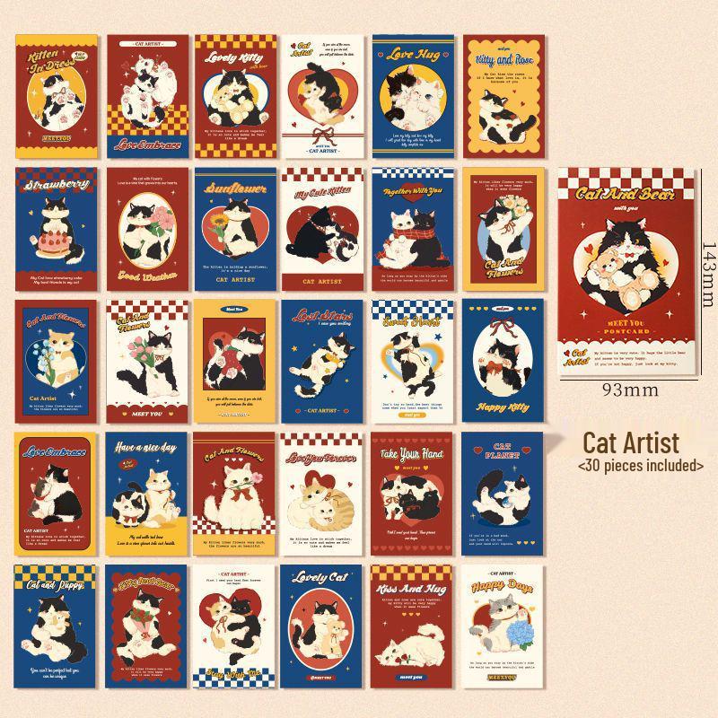 Spring Mountain Escape Postcard Set: 30 Sheets of Inspirational Scenery & Text