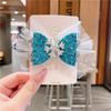 Korean Version of Children's Mesh Bow Hairpin Hair Accessories Cute Princess Diamond-studded Snowflake Headdress