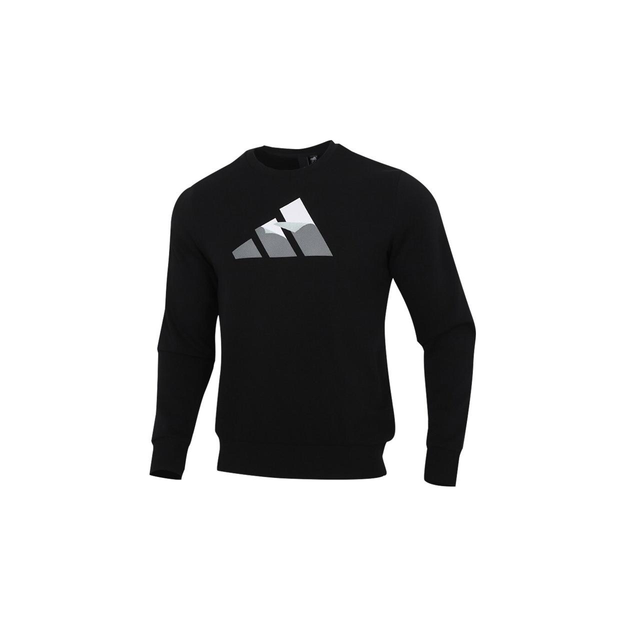 adidas Casual Sports Round-neck Hooded SweaterMen Black Men s GR6957 L