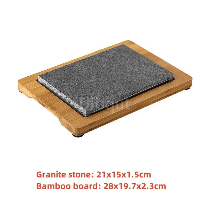 

Высокотемпературный вулканический камень, натуральный камень, противень для стейков, решетка для гриля, гранитная плита, жарочная панель, каменная плита