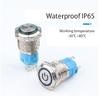 2pcs 16mm Metal Push Button Power Switch Waterproof Flame Retardant Latching w/Wire Socket LED Light On Off 3V 6V 12V 24V