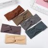 Korean-style Fashionable and Sweet Knotted Headbands, Comfortable and Elegant Hair Accessories for Women, 2-piece Set for Face Washing and Hair Tying