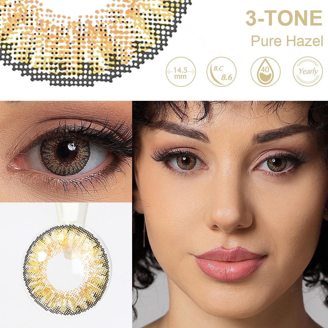 

Професійні кольорові контактні лінзи FreshGo Enlarge Eyes 3-колірні кольорові лінзи для очей Кольорові контактні лінзи для очей 1 пара контактних лінз