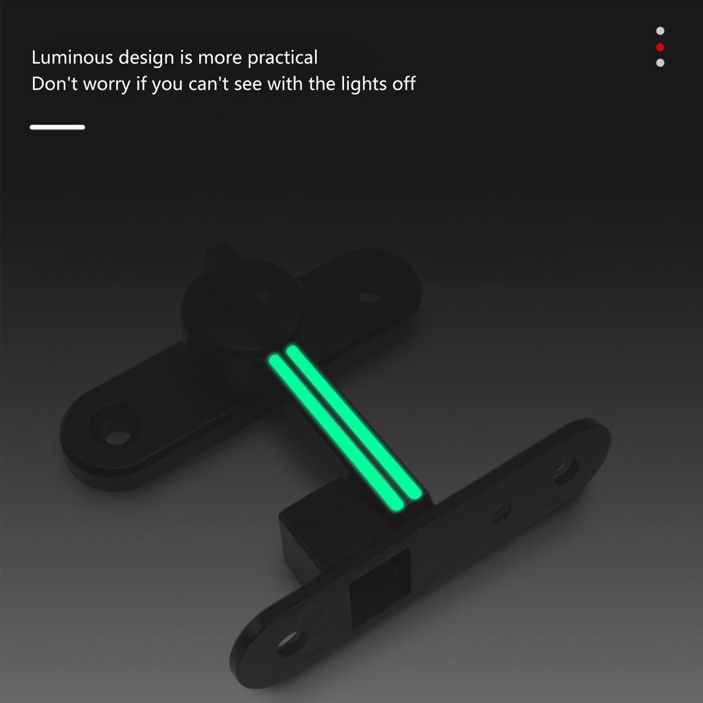 90/180 Degree Barn Door Lock Zinc Alloy Flip Safety Door Lock Antitheft Buckle Door Bolt Safety Sliding Barn Door Lock