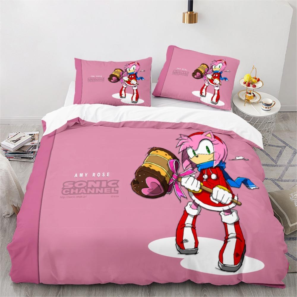 

Hedgehog Boy Duvet Cover pillowcase Bedding Bedroom Decoration Children Gift adult Single Double bed Large SizeZip Duvet Cover 90x200cm