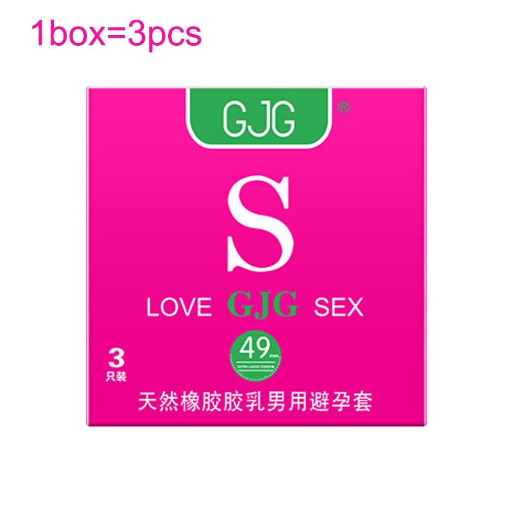 Prezervativ mic ultra-subțire de 49 mm Sex în siguranță Super neted, transparent, prezervativ natural din latex, produs sexual pentru adulți