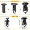 35PCS body bolt U-nut clamp M6 engine lower cover guard fender fixing screw chassis