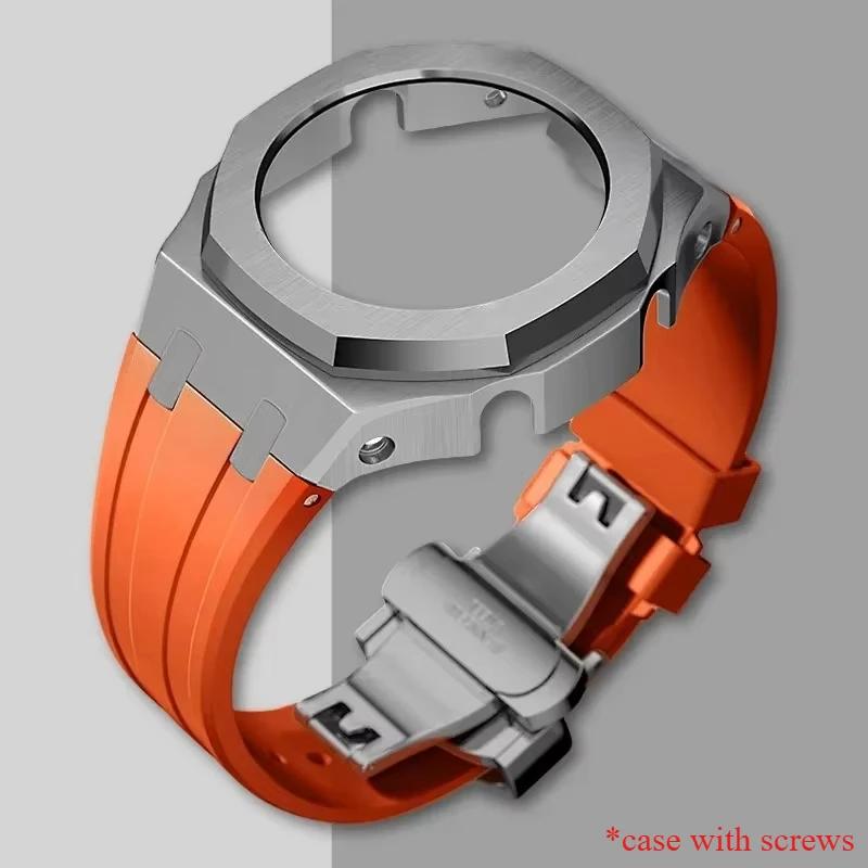 Gen4 Metal Case Bezel Frame GA2100 GAB2100 Casioak Mod Kit Modification Frame For GA2110 Metal Rubber Strap Accessory Wholesale