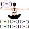 Bande de Fitness de Résistance Yoga Gym Équipement de Fitness Corde à Tirer Figure 8 Expandeur de Poitrine Élastique Entraînement Musculaire Corde à Tirer Salle de Sport à Domicile