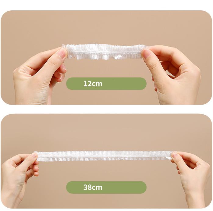 50/100pcs Food Wrap Covers PE Film Elastic Bowl Lid Disposable & Secure Keep Food Fresh & Delicious Perfect Kitchen Essential